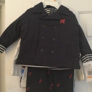 Nautica 12M 3 Piece Set NWT